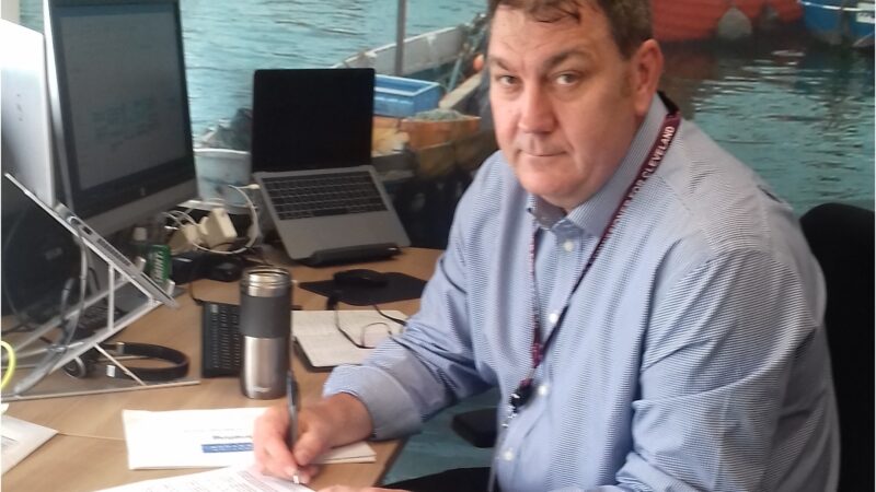 PCC Steve Turner at his desk