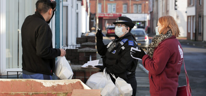 OPCC funded crime reducing activities in and around Cornwall Street, Hartlepool. Photograph: Stuart Boulton.